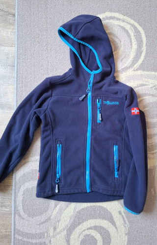 Trollkids fleecejacke 128 - fleecejacke,