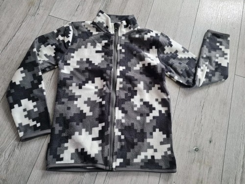 Weiche fleecejacke mit muster - fleecejacke,