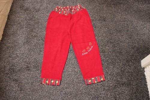 Fleecehose 128 rot - #fleecehose,, gr.