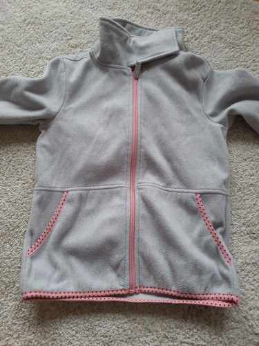Mädchen fleecejacke hellgrau - fleecejacke,