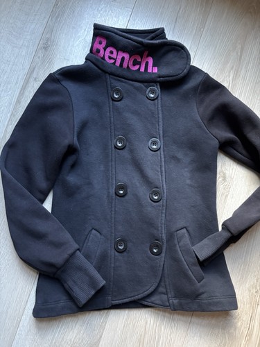 Bench fleece jacke schwarz - bench,